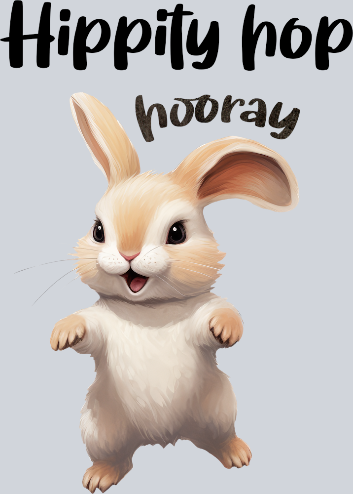 Easter Hippity Hop Hooray 2 - STK01780 (DTF Transfers)