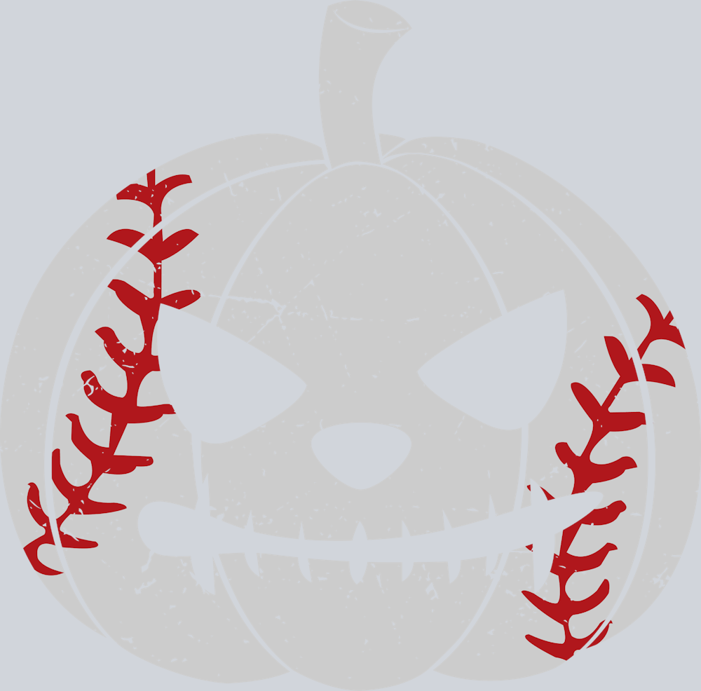 Sports Halloween Baseball Pumpkin - STK05686 (DTF Transfers)