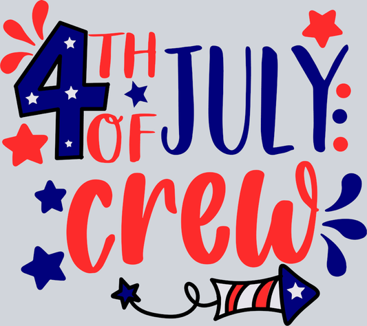 4th Of July Crew - STK00017 (DTF Transfers)