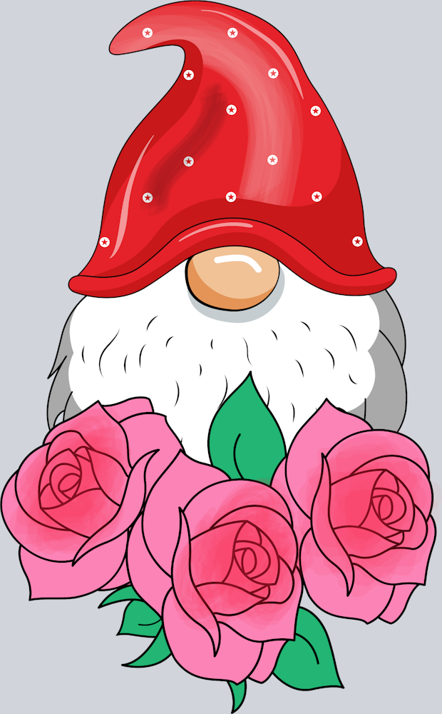 Valentine Gnome - STK06294 (DTF Transfers)