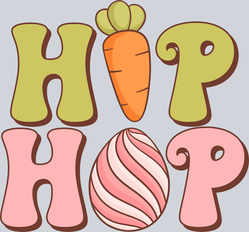 Hip Hop Easter - STK07003 (DTF Transfers)