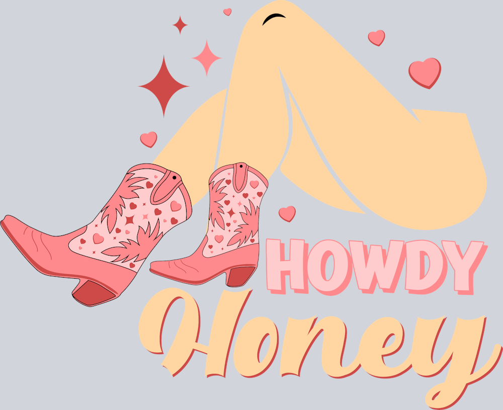 Howdy Honey 1 - STK02818 (DTF Transfers)