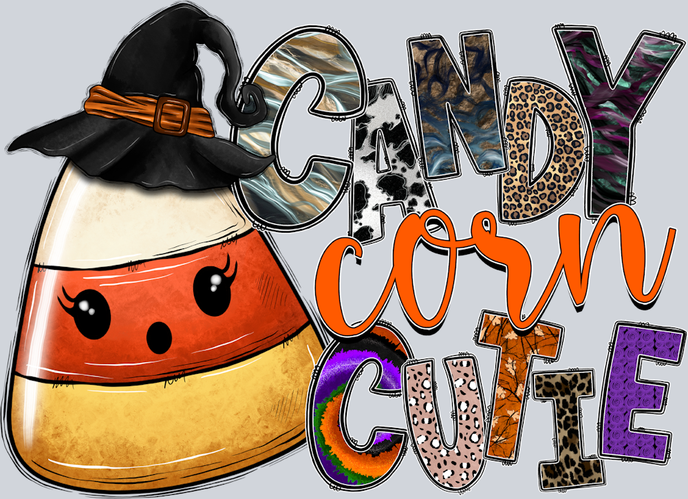 Candy Corn Cutie - STK01209 (DTF Transfers)