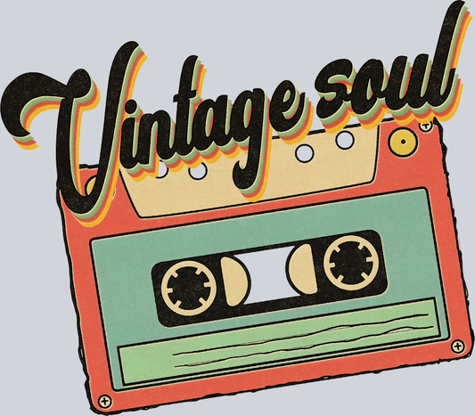 Vintage Soul Cassette - STK06338 (DTF Transfers)
