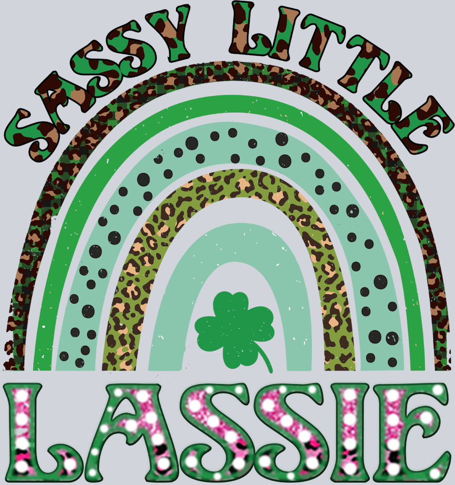 Lucky Sassy Little Lassie - STK03899 (DTF Transfers)