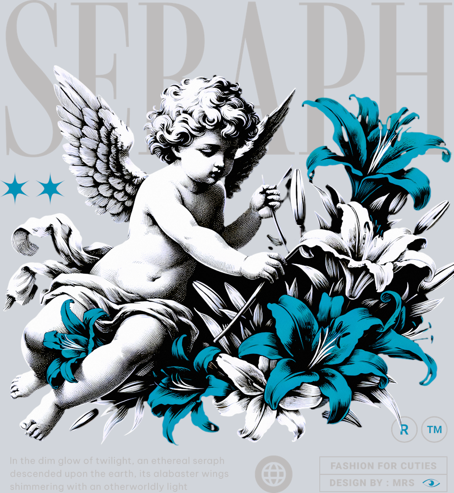 Vintage Seraph - STK06337 (DTF Transfers)