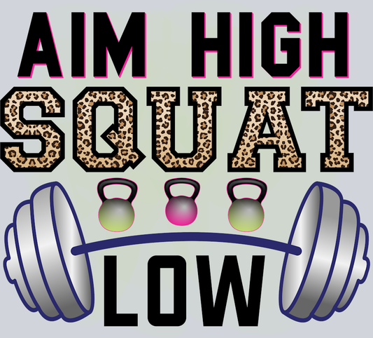 Aim High Squat Low 1 - STK06673 (DTF Transfers)