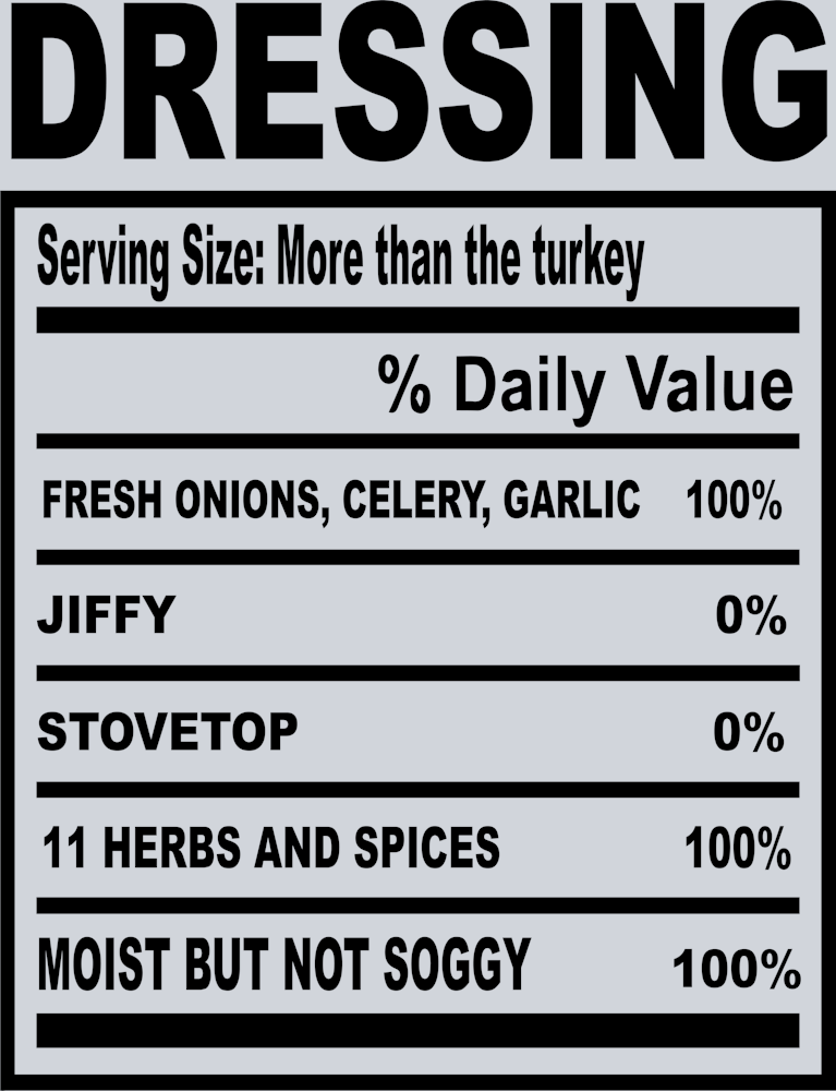 Soul Food - Dressing - STK05635 (DTF Transfers)