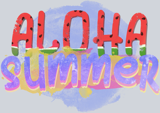 Aloha Summer - STK00125 (DTF Transfers)