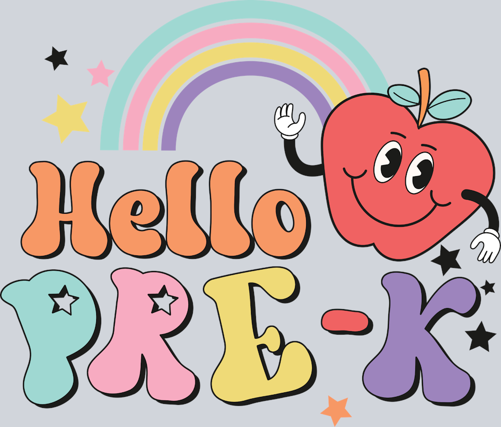 Hello Pre-K - STK02707 (DTF Transfers)