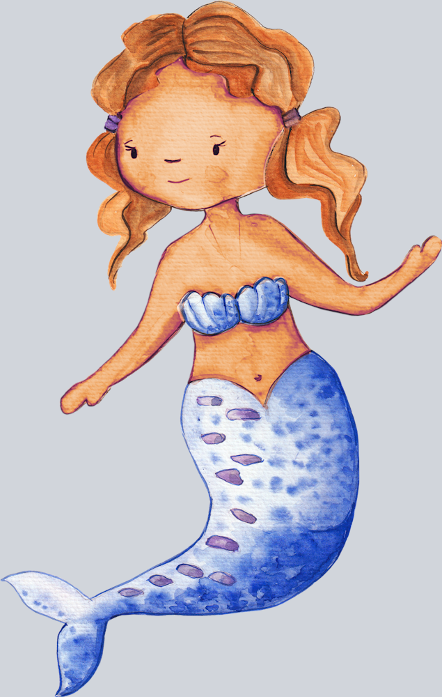Fantasy Little Mermaid 4 - STK06649 (DTF Transfers)