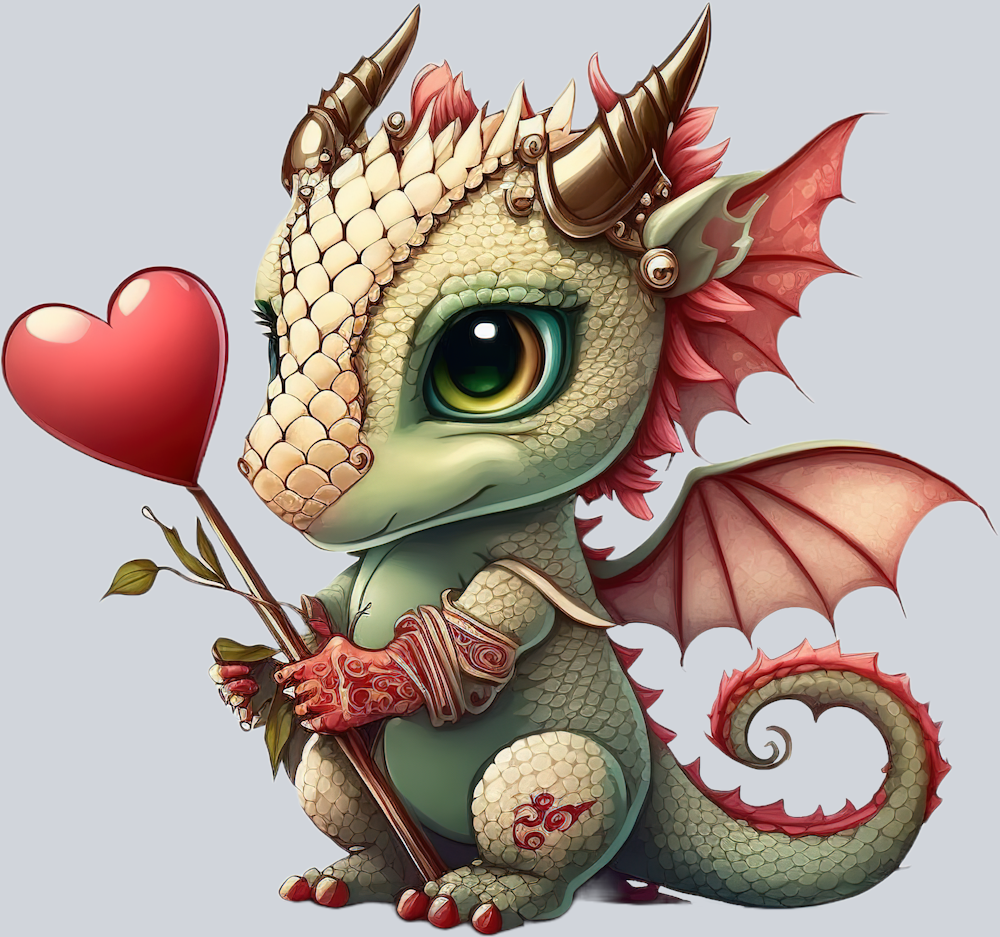 Cute Baby Dragon 7 - STK01505 (DTF Transfers)