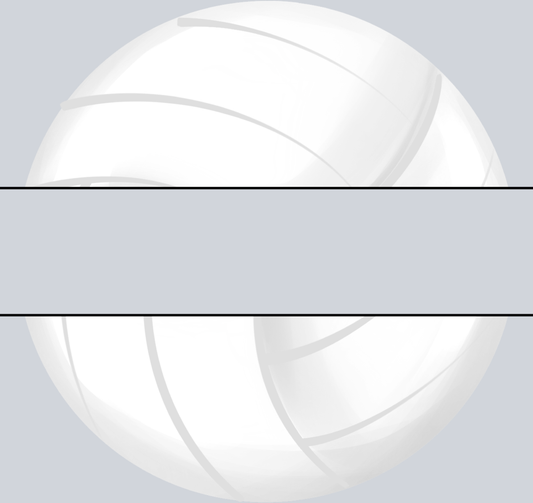 Volleyball Name Plate - STK06358 (DTF Transfers)