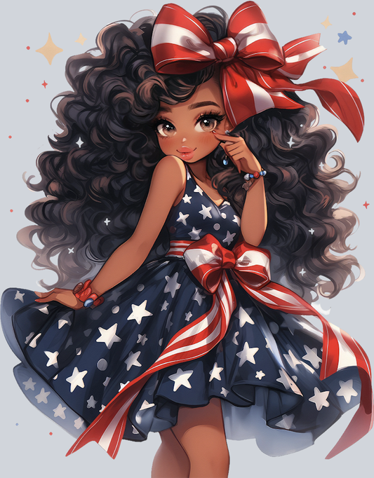 American Doll 5 - STK00190 (DTF Transfers)