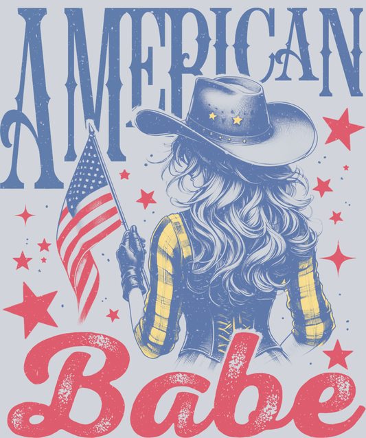 American Babe - STK00156 (DTF Transfers)