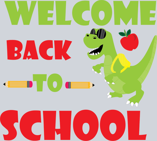 Welcome Back To School 6 - STK06410 (DTF Transfers)