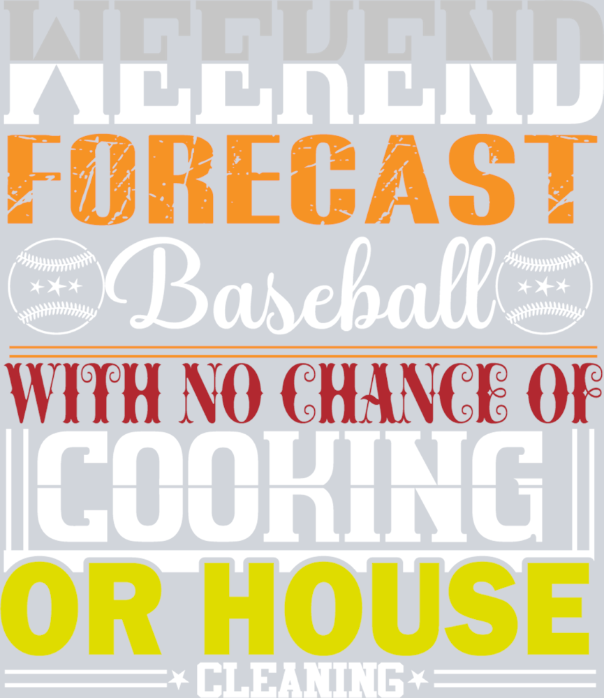 Weekend Forecast Baseball - STK06402 (DTF Transfers)