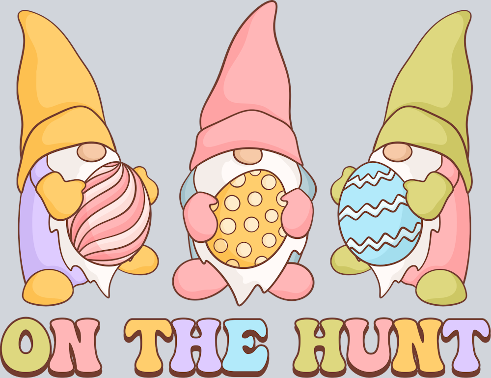 Gnome On The Hunt - STK06987 (DTF Transfers)