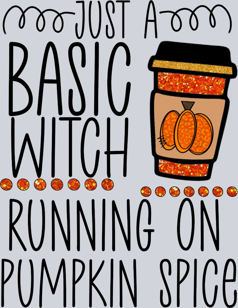 Just A Basic Witch Black - STK03426 (DTF Transfers)