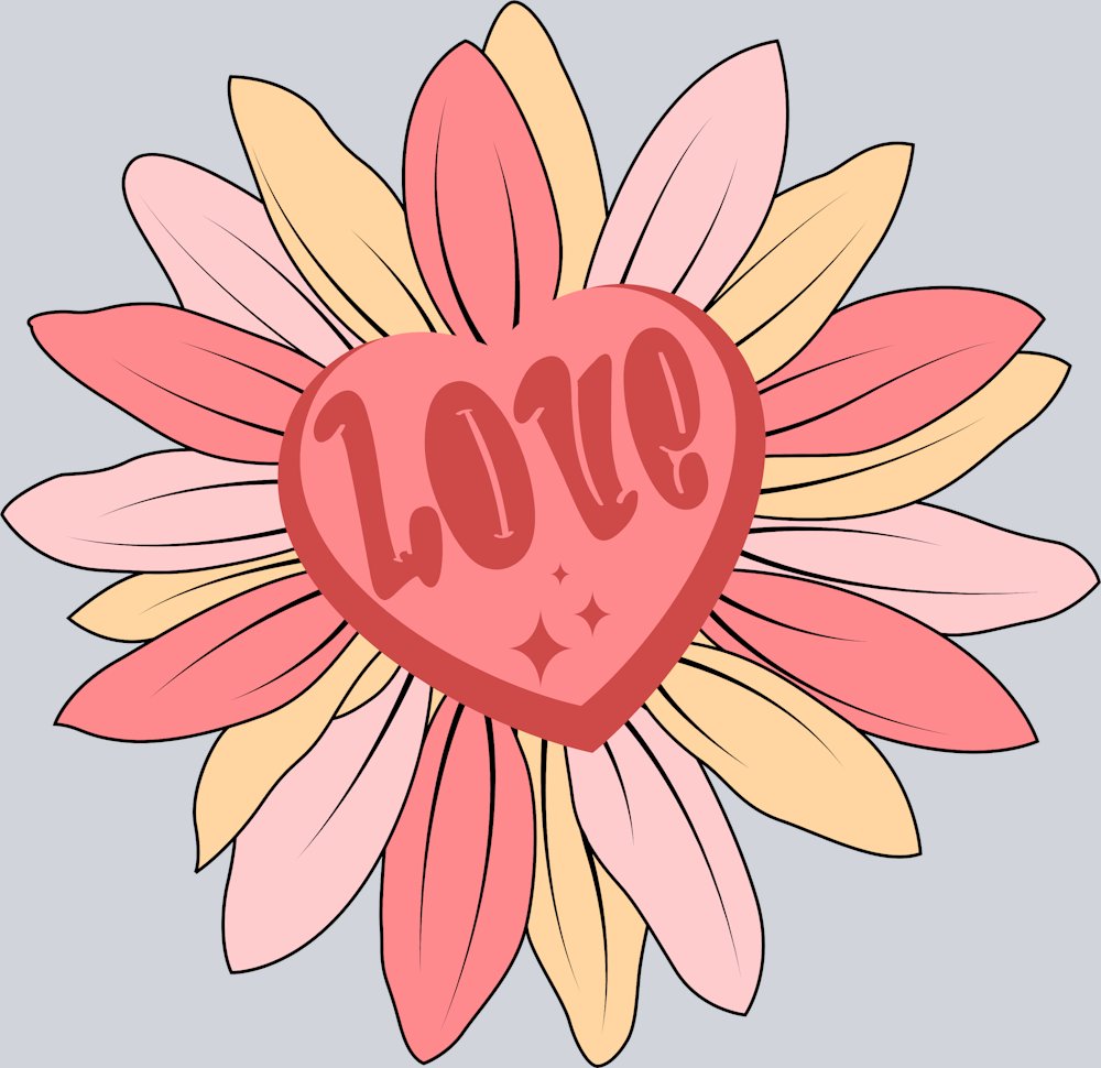 Love 3 - STK03688 (DTF Transfers)