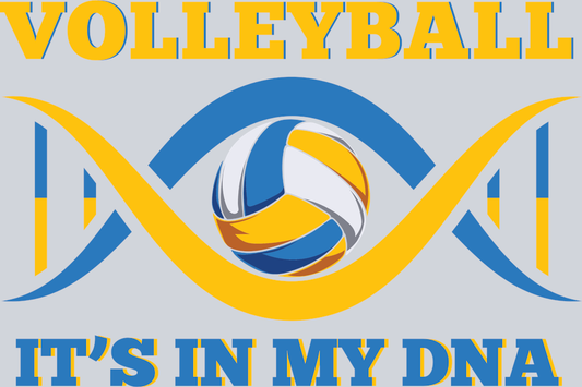 Volleyball It's In My Dna - STK06353 (DTF Transfers)