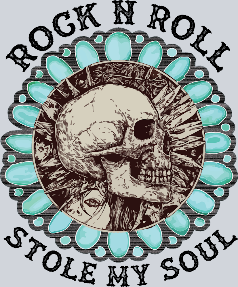 Rock N Roll Stole My Soul - STK05264 (DTF Transfers)