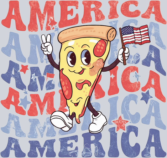 America Pizza - STK00145 (DTF Transfers)