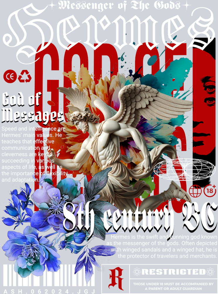 Hermes Olympus - STK02731 (DTF Transfers)