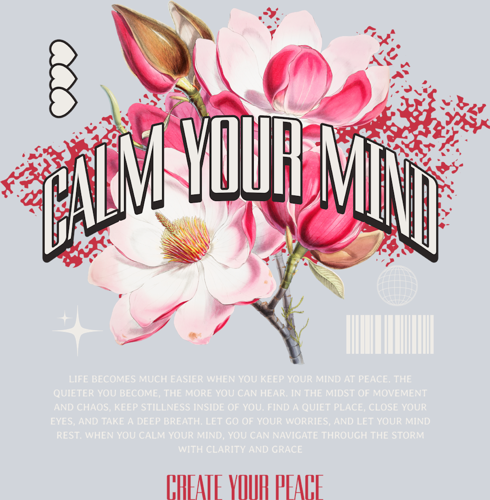Calm Your Mind - STK01200 (DTF Transfers)