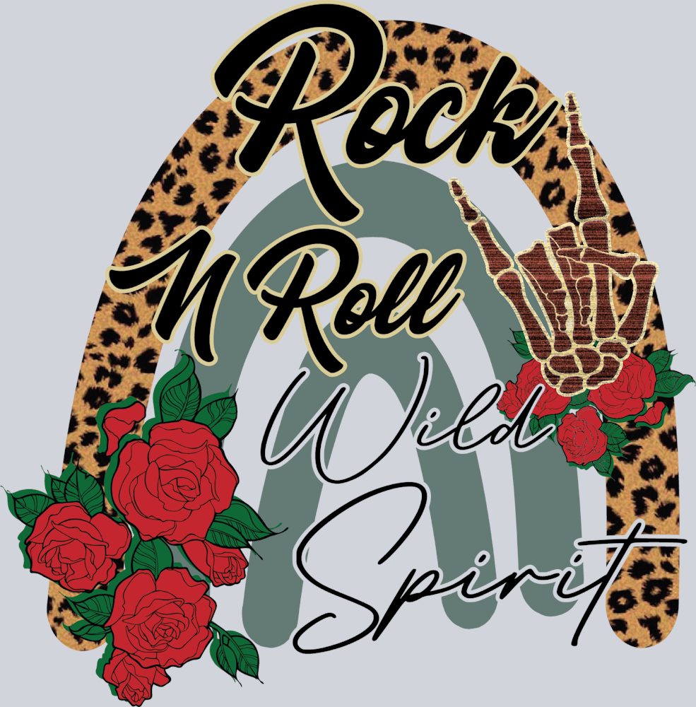 Rock N Roll Rainbow - STK05263 (DTF Transfers)