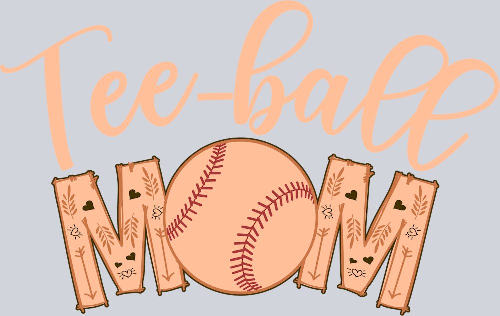 Tee Ball Mom Leopard Ball Mom Mothers Day - STK05982 (DTF Transfers)
