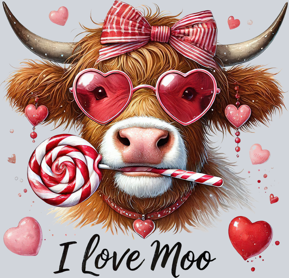 I Love Moo - STK02970 (DTF Transfers)