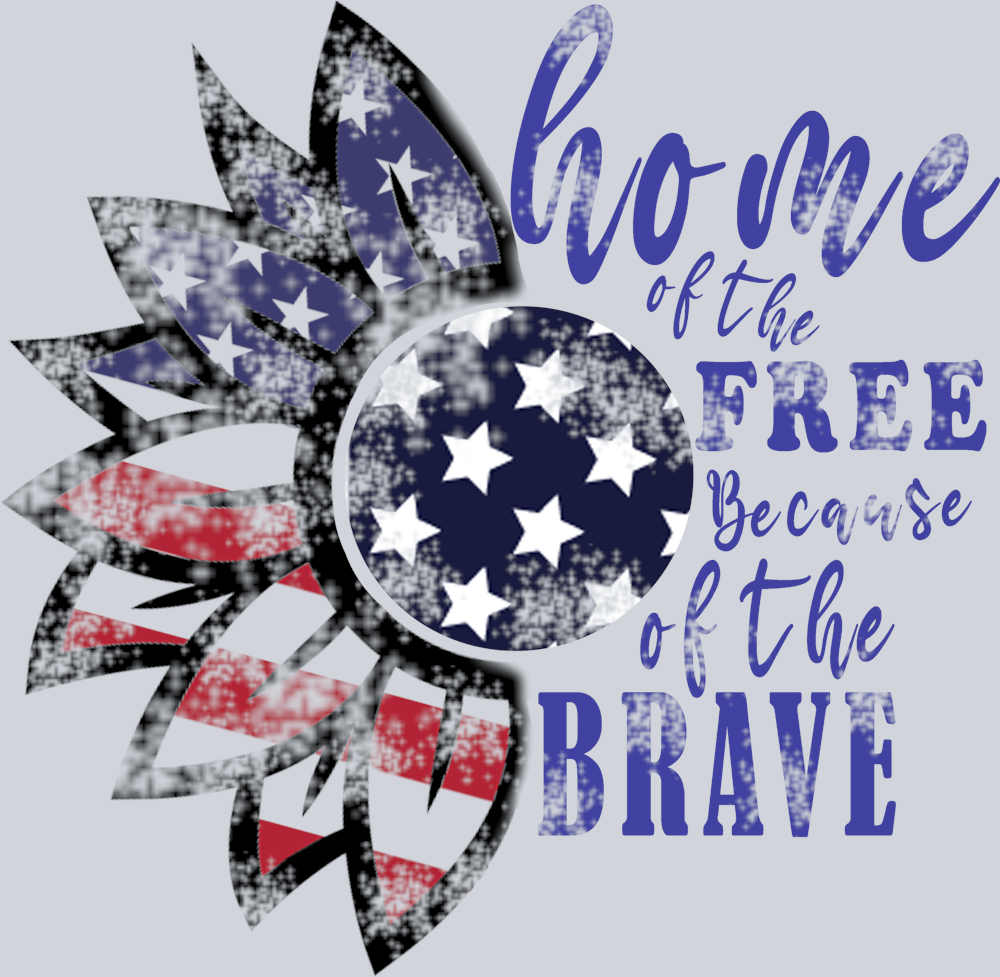 Home Of The Free Because Of The Brave 2 - STK02782 (DTF Transfers)