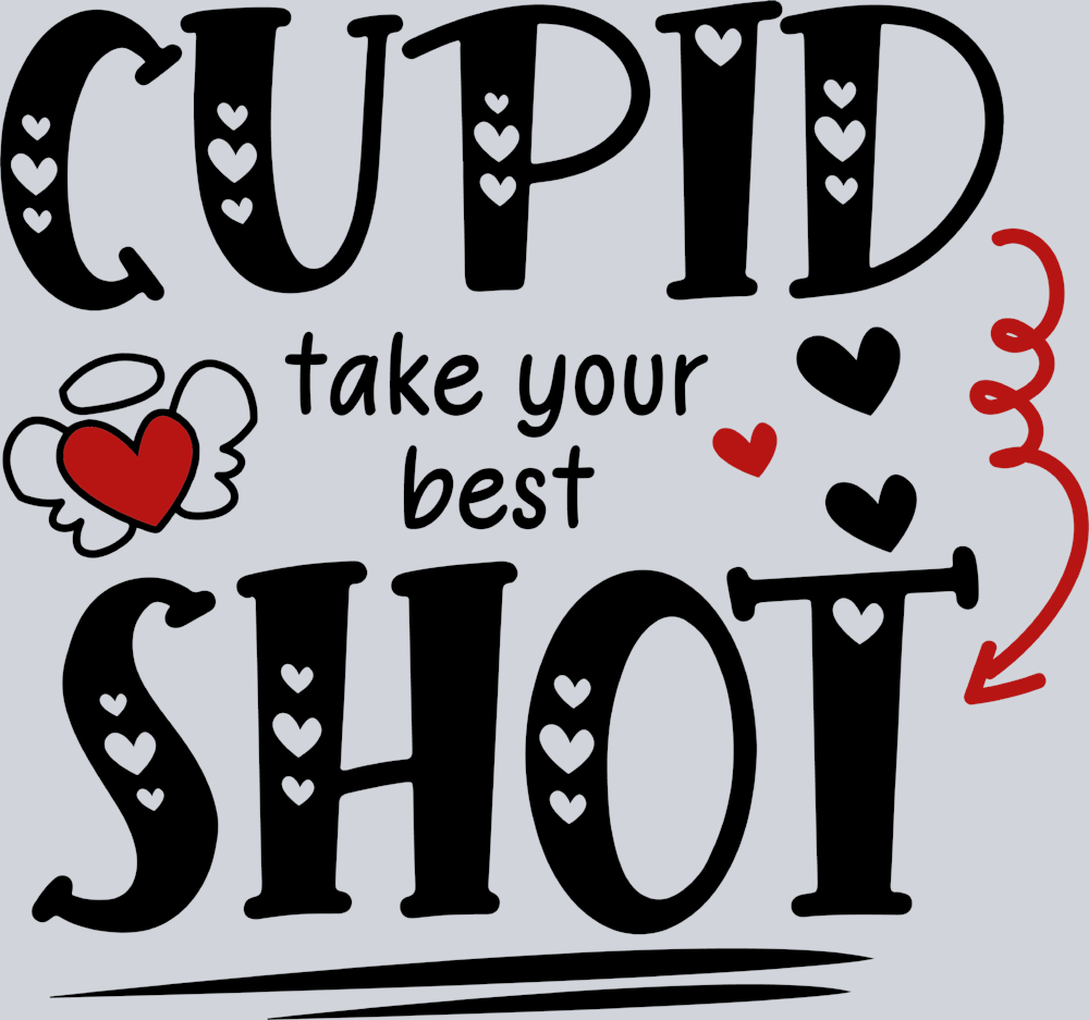 Cupid Take Your Best Shot - STK01491 (DTF Transfers)