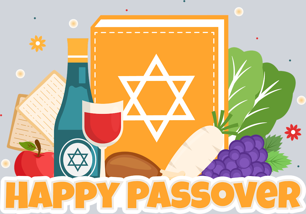Happy Passover Book - STK02591 (DTF Transfers)