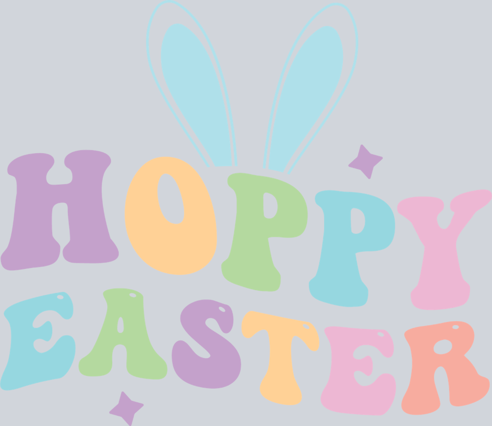 Hoppy Easter 3 - STK07008 (DTF Transfers)