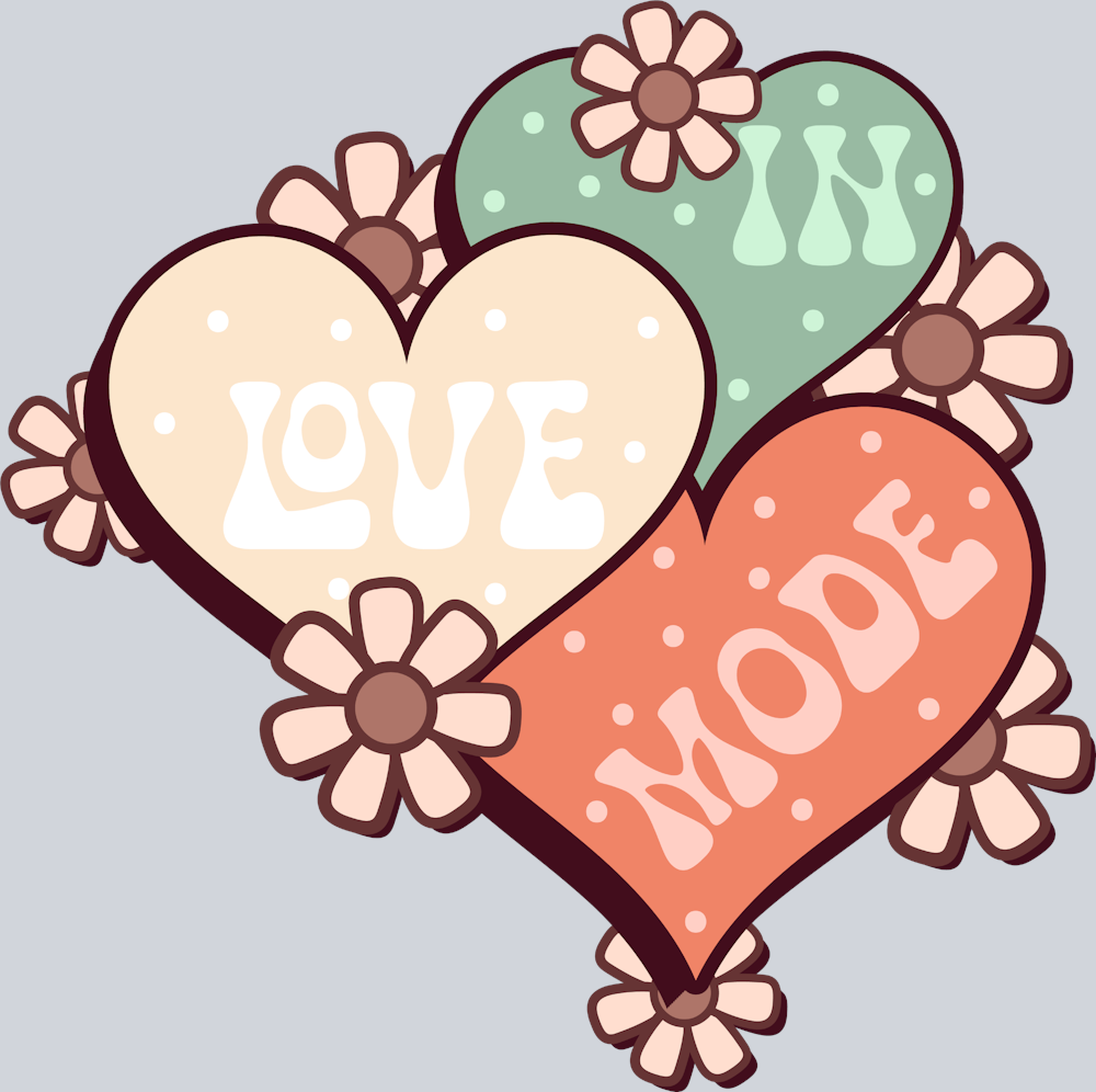 In Love Mode - STK03180 (DTF Transfers)