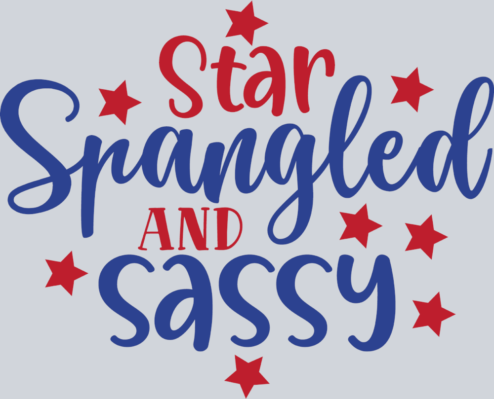 Star Spangled And Sassy 3 - STK05789 (DTF Transfers)