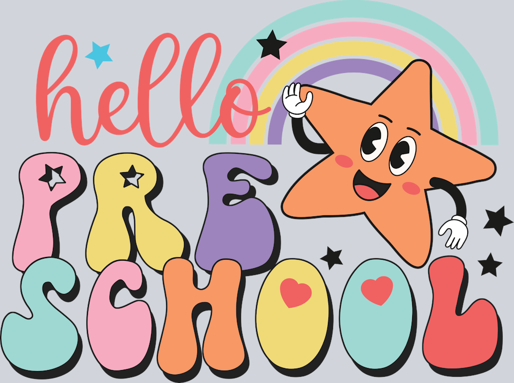 Hello Preschool - STK02708 (DTF Transfers)