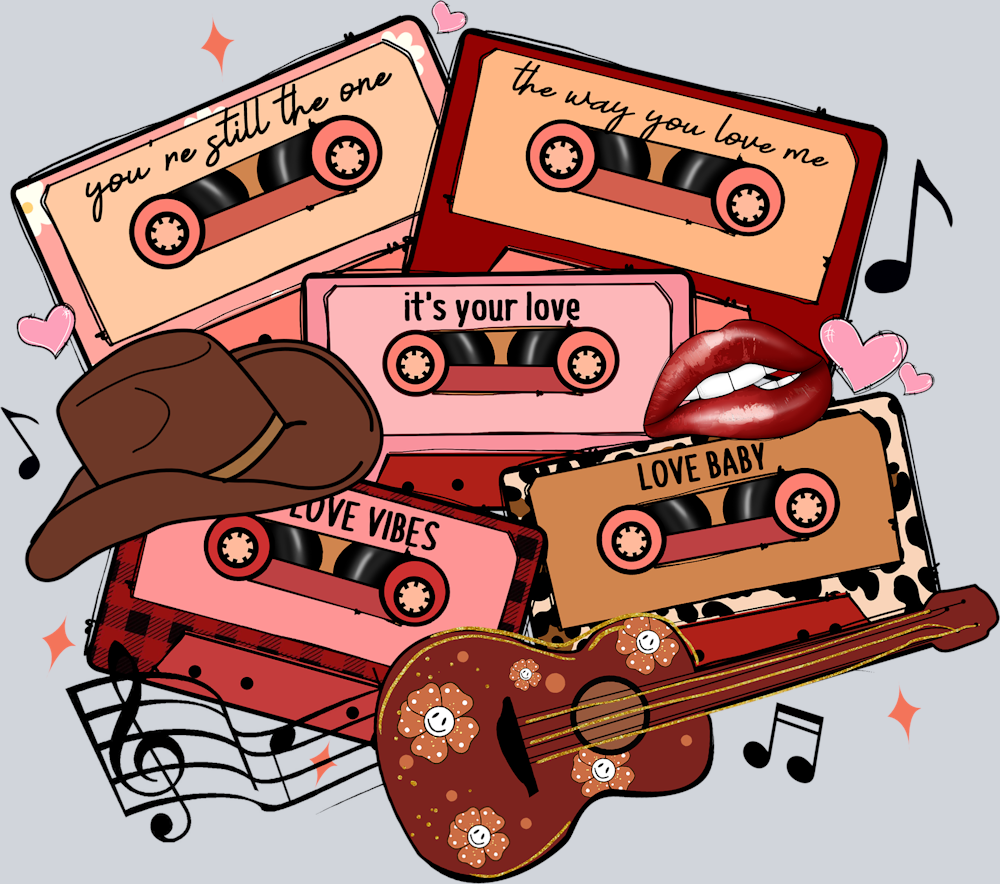 Love Music - STK03774 (DTF Transfers)