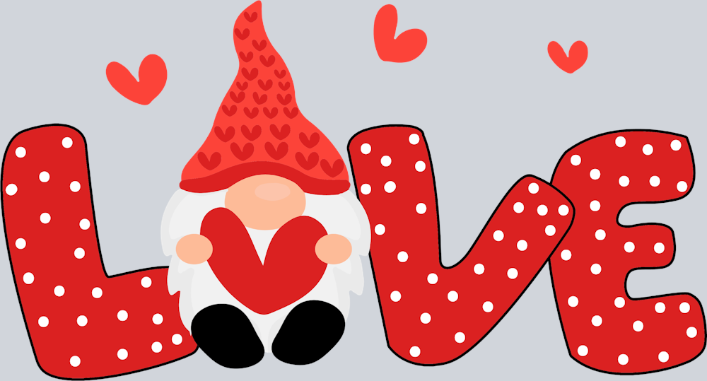 Love Gnome 1 - STK03724 (DTF Transfers)
