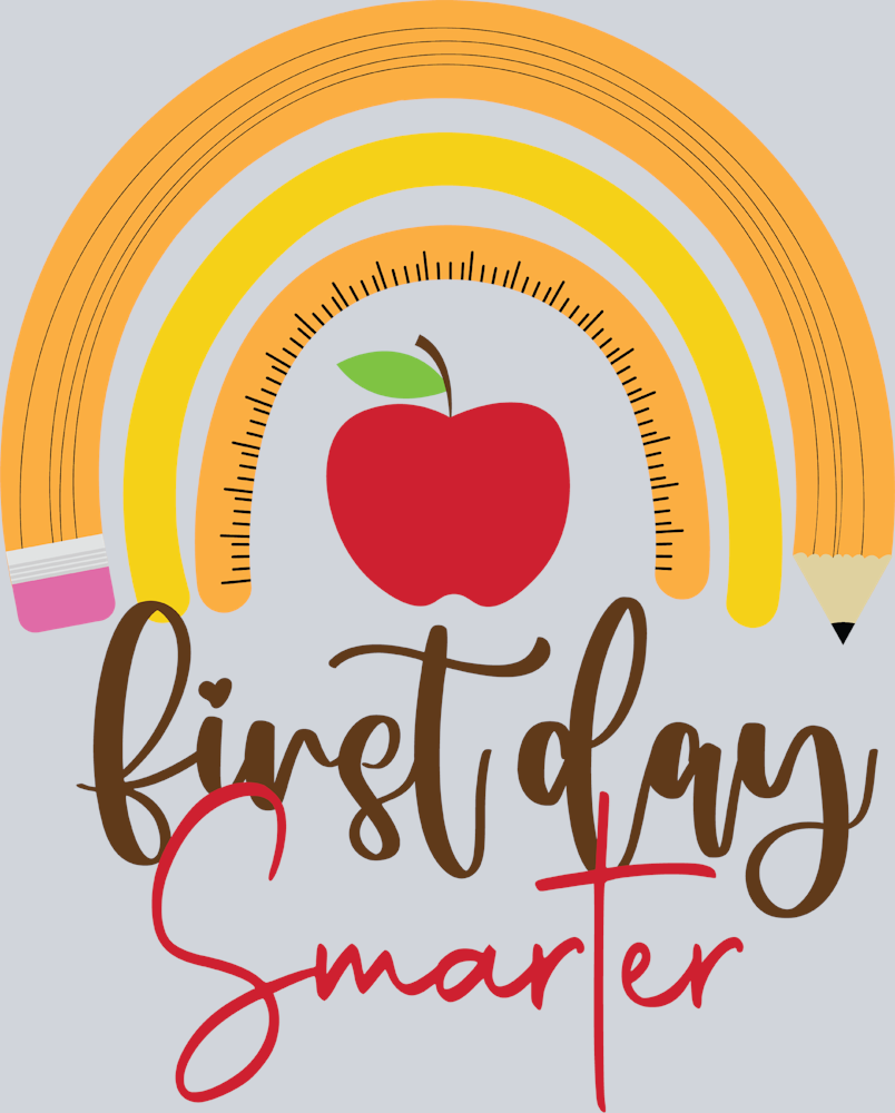 First Day Smarter - STK02027 (DTF Transfers)