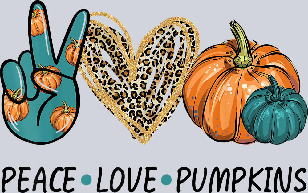 Peace Love Pumpkins - STK04790 (DTF Transfers)
