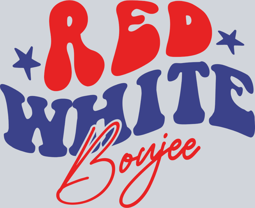 Red White And Boujee 2 - STK05158 (DTF Transfers)