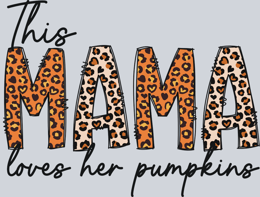 This Mama Loves Her Pumpkins - STK07401 (DTF Transfers)