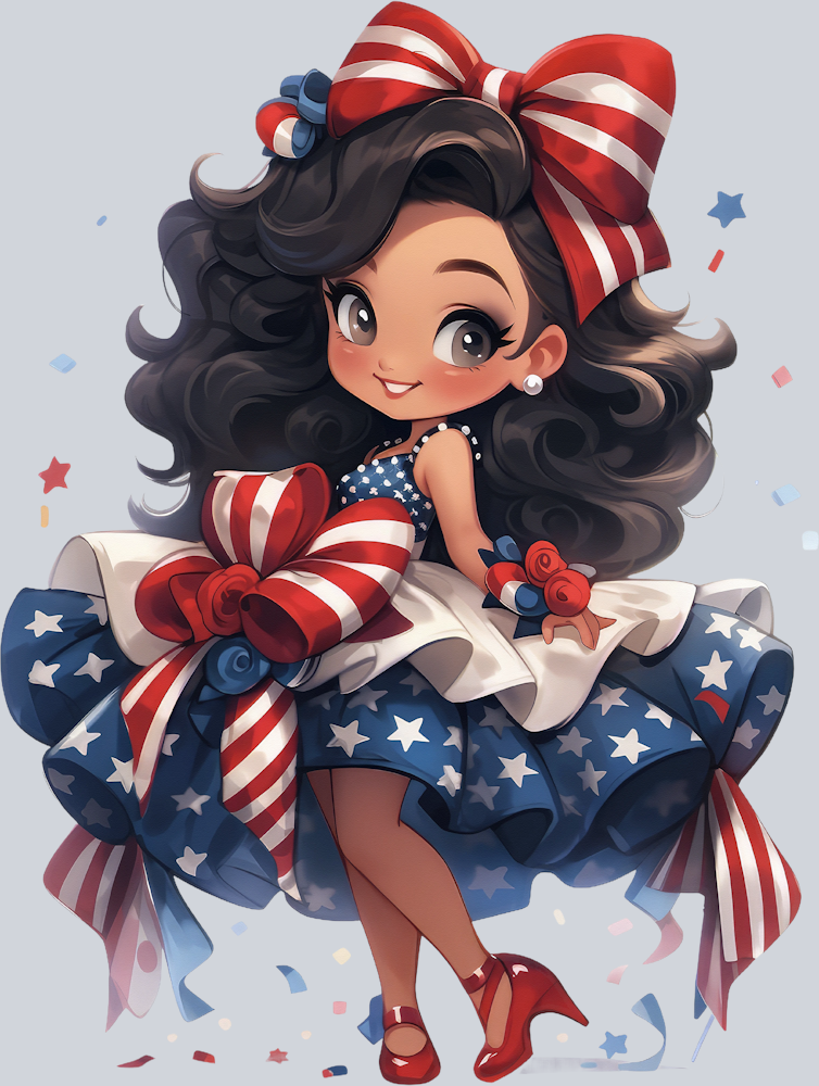 American Doll 9 - STK00194 (DTF Transfers)