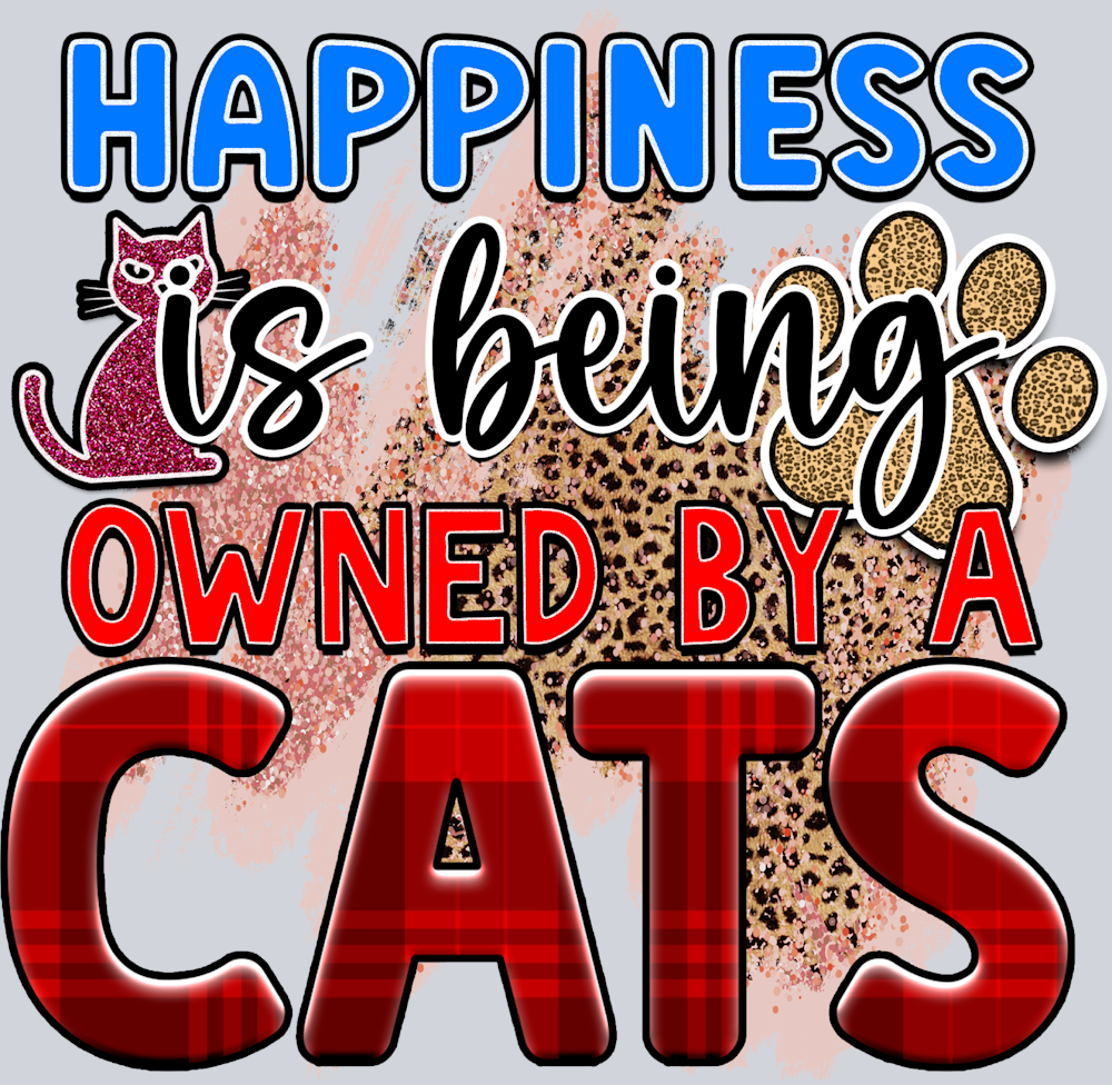 Pets Owned By Cats - STK04881 (DTF Transfers)
