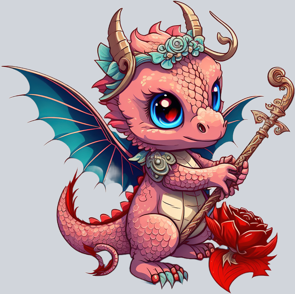 Cute Baby Dragon 9 - STK01507 (DTF Transfers)