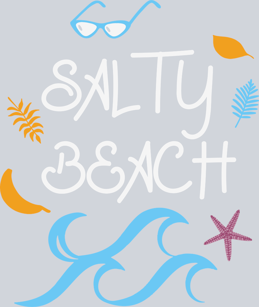 Salty Beach 1 - STK05284 (DTF Transfers)