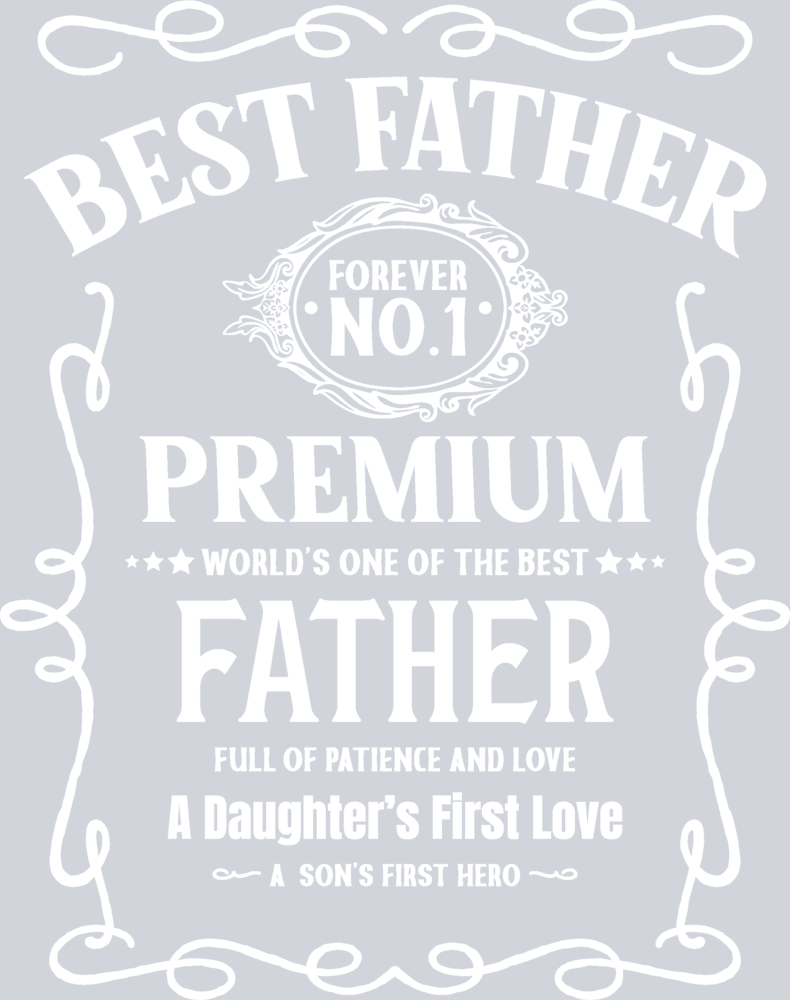 Fathers Day White - STK01952 (DTF Transfers)